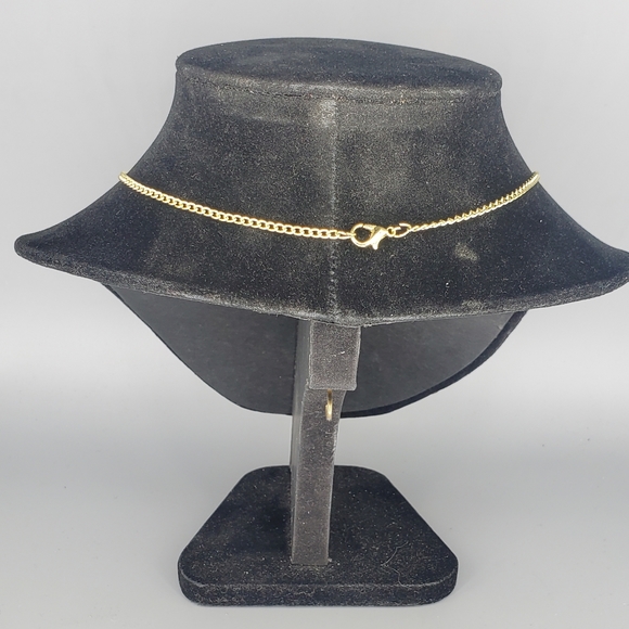 St. Anthony Goldtone Religious Medallion Necklace - Picture 5 of 5